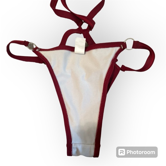 ZAful Burgundy Swimsuit | Bikini - Picture 4 of 4